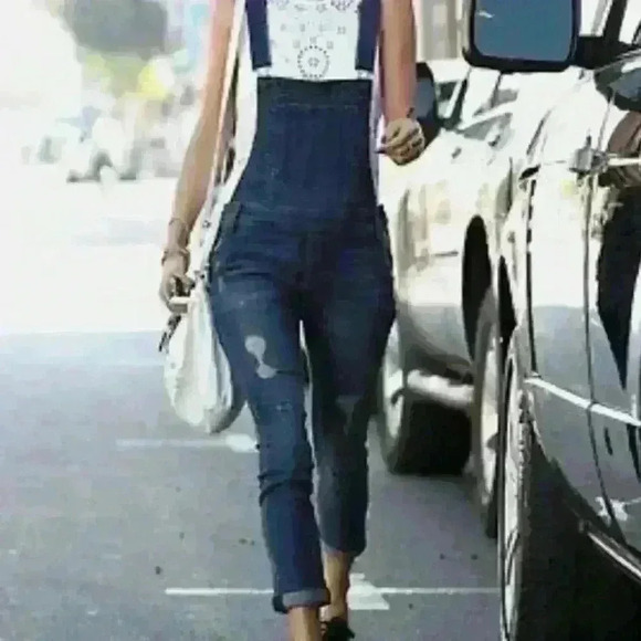 Black Orchid Los Ángeles Denim Overalls Size 28 - Picture 2 of 15